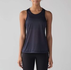 Lululemon Squad Goals Tank Trinity Mesh in Midnight Navy